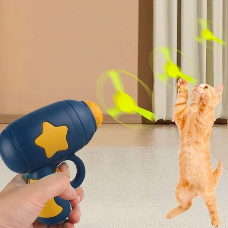Brinquedo Para Cães e Gatos de Atirar Discos de Plástico 10Cm