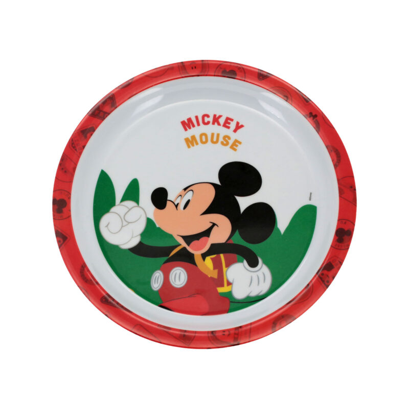 Prato Fundo de Melamine Disney Mickey Mouse 21cm