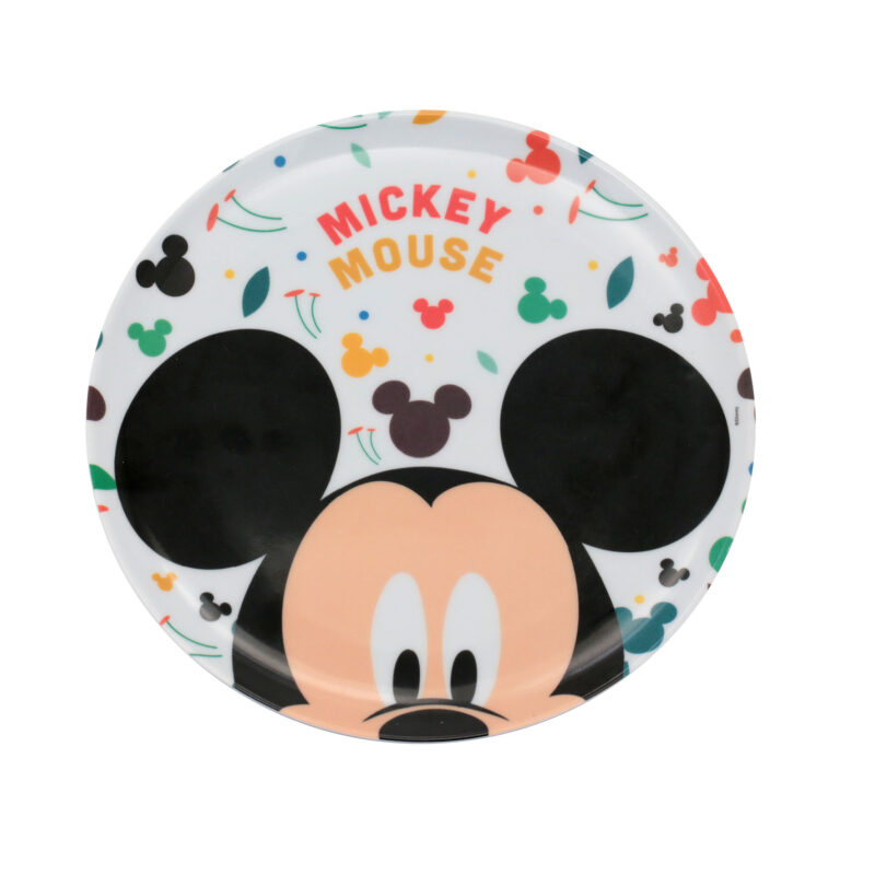 Prato Raso de Melamine Disney Mickey Mouse 20cm