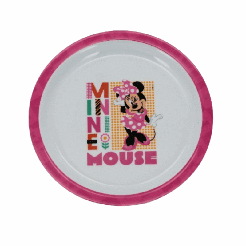 Prato Fundo de Melamine Disney Minnie 21cm