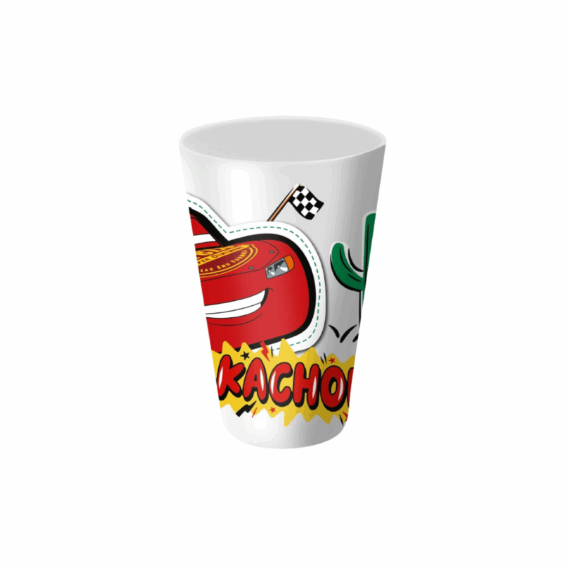 Copo de Melamine Disney Carros 300ml – Produto Oficial