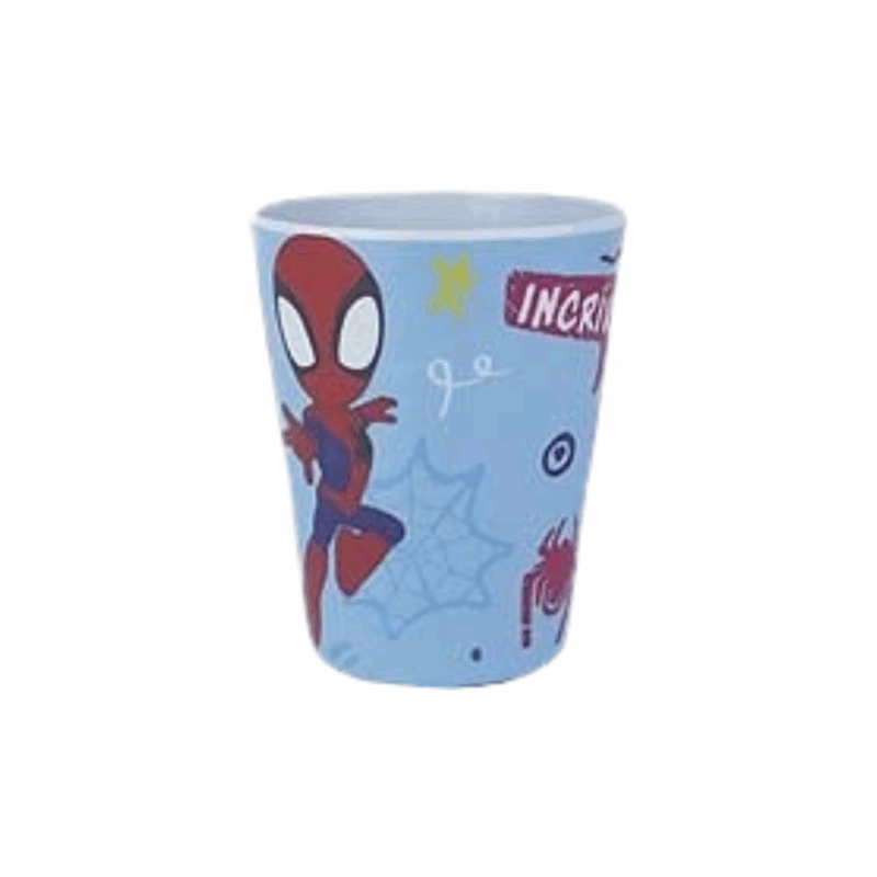 Copo de Melamine Disney Homem Aranha 300ml – Produto Oficial