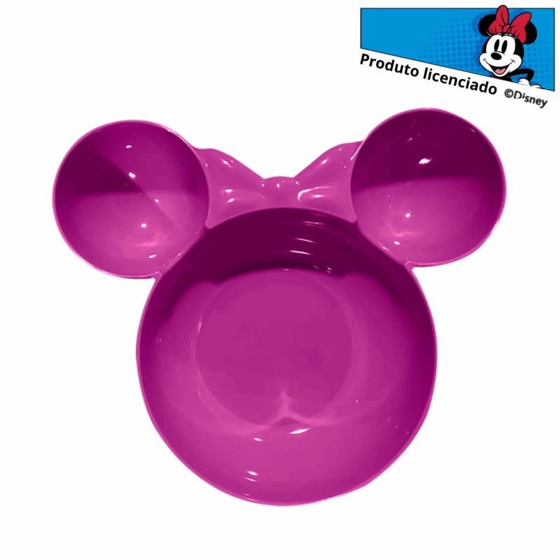 Bowl de Melamine Disney Orelha  Minnie 21Cm – Produto Oficial